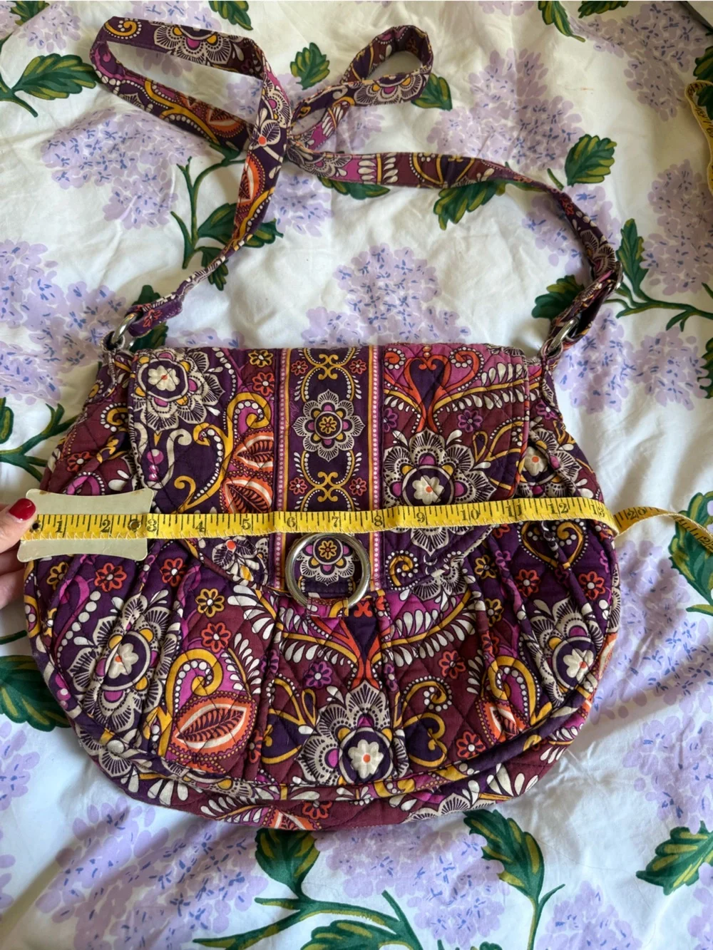 Vera Bradley Quilted Crossbody Bag in “Safari Sunset”
